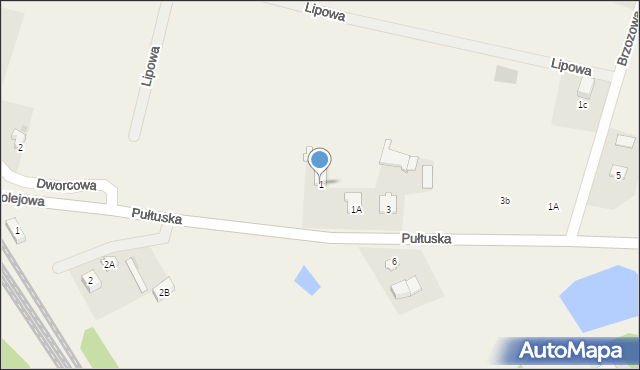 Gąsocin, Pułtuska, 1, mapa Gąsocin