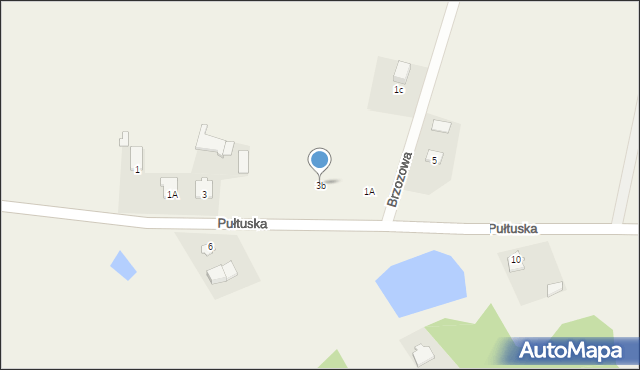 Gąsocin, Pułtuska, 3b, mapa Gąsocin