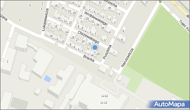 Gdańsk, Puszkina Aleksandra, 6, mapa Gdańska