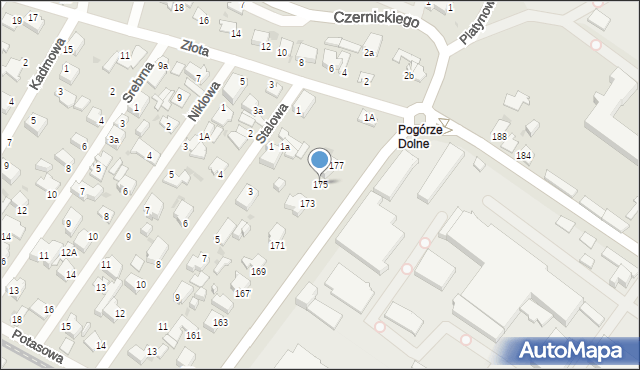 Gdynia, Pucka, 175, mapa Gdyni