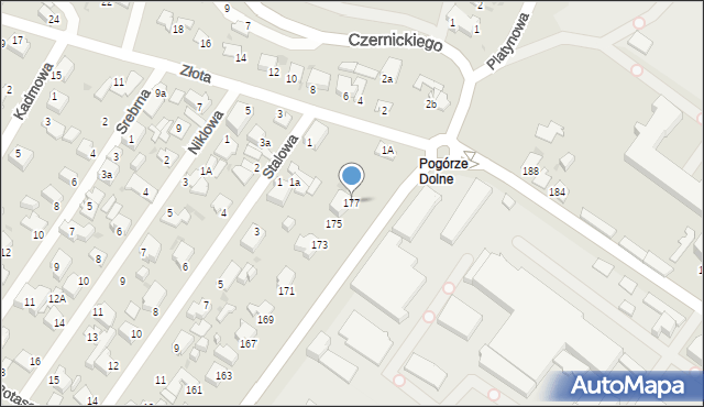 Gdynia, Pucka, 177, mapa Gdyni