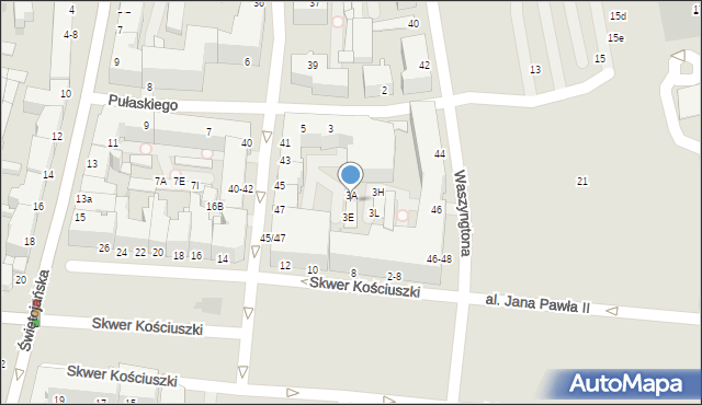 Gdynia, Pułaskiego Kazimierza, gen., 3B, mapa Gdyni