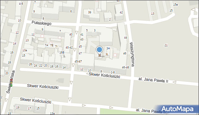 Gdynia, Pułaskiego Kazimierza, gen., 3G, mapa Gdyni