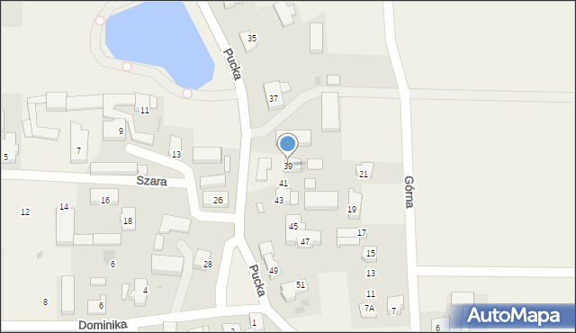 Gnieżdżewo, Pucka, 39, mapa Gnieżdżewo