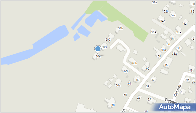 Gniezno, Pustachowska, 60e, mapa Gniezna