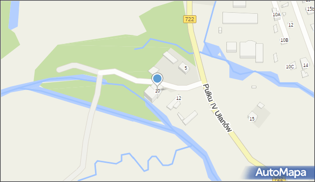 Gołków, Pułku IV Ułanów, 10, mapa Gołków