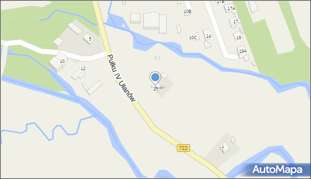 Gołków, Pułku IV Ułanów, 15, mapa Gołków