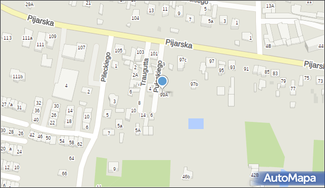 Góra Kalwaria, Pułaskiego Kazimierza, gen., 5, mapa Góra Kalwaria