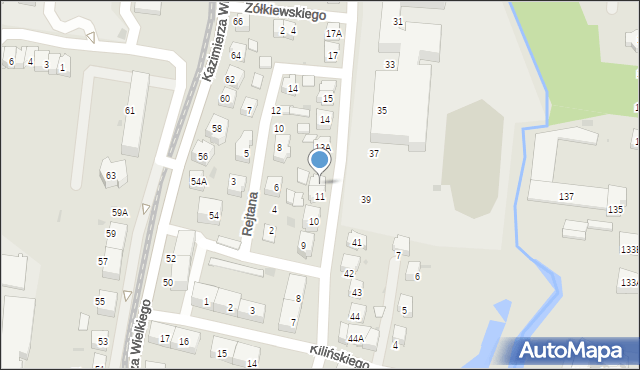 Gorzów Wielkopolski, Puszkina Aleksandra, 12, mapa Gorzów Wielkopolski