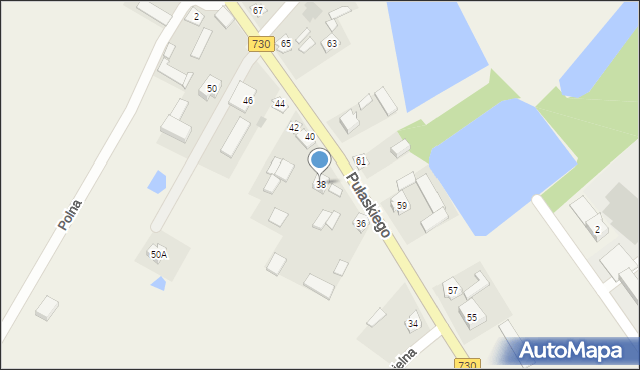 Grabów nad Pilicą, Pułaskiego Kazimierza, gen., 38, mapa Grabów nad Pilicą