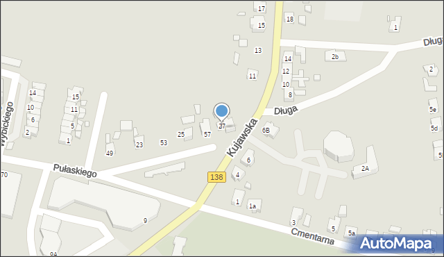 Gubin, Pułaskiego Kazimierza, gen., 59, mapa Gubin