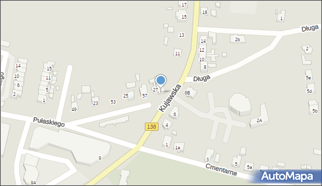 Gubin, Pułaskiego Kazimierza, gen., 61, mapa Gubin