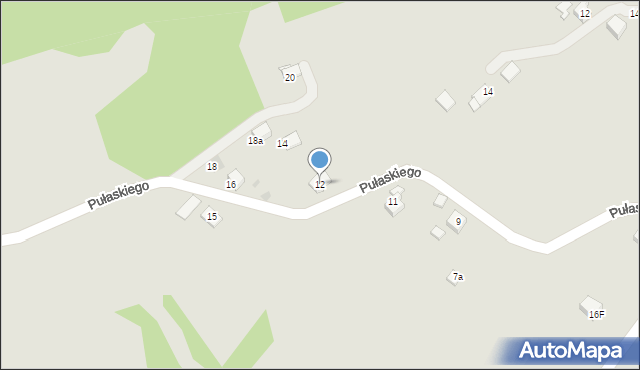 Jastrzębie-Zdrój, Pułaskiego Kazimierza, gen., 12, mapa Jastrzębie-Zdrój