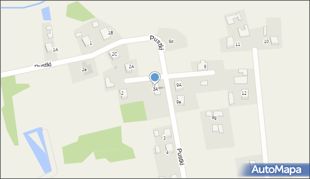 Jejkowice, Pustki, 3A, mapa Jejkowice