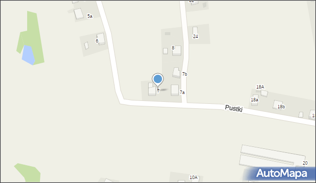 Jejkowice, Pustki, 7, mapa Jejkowice