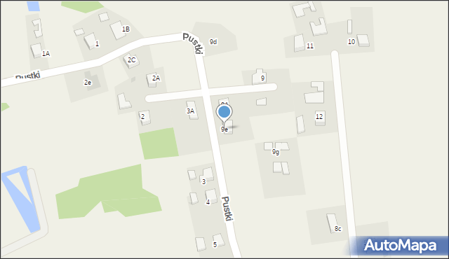 Jejkowice, Pustki, 9e, mapa Jejkowice