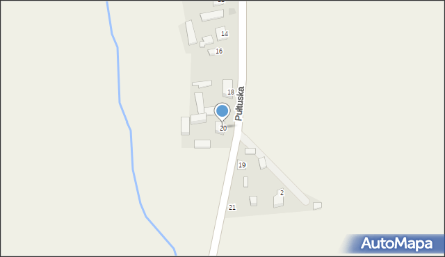 Karniewo, Pułtuska, 20, mapa Karniewo