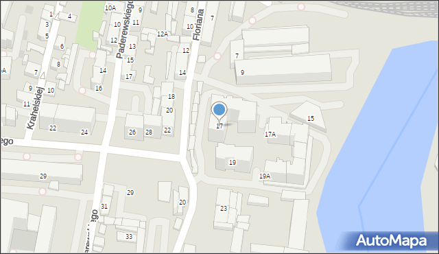 Katowice, Pułaskiego Kazimierza, gen., 17, mapa Katowic