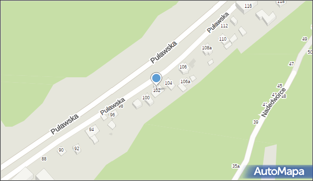 Kazimierz Dolny, Puławska, 102, mapa Kazimierz Dolny