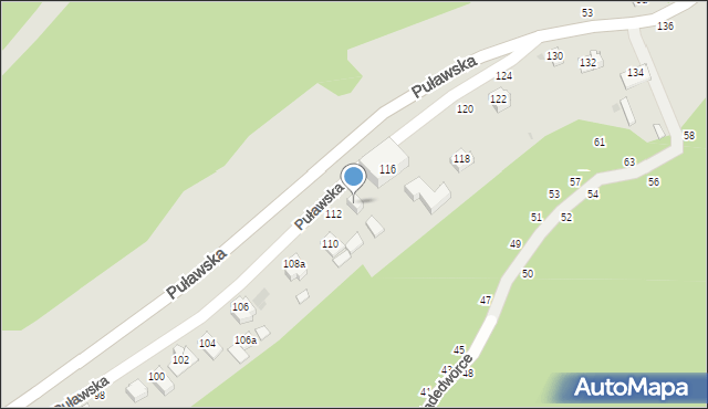 Kazimierz Dolny, Puławska, 114, mapa Kazimierz Dolny