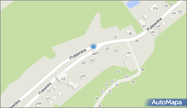 Kazimierz Dolny, Puławska, 124, mapa Kazimierz Dolny