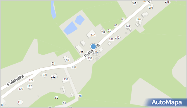 Kazimierz Dolny, Puławska, 138A, mapa Kazimierz Dolny