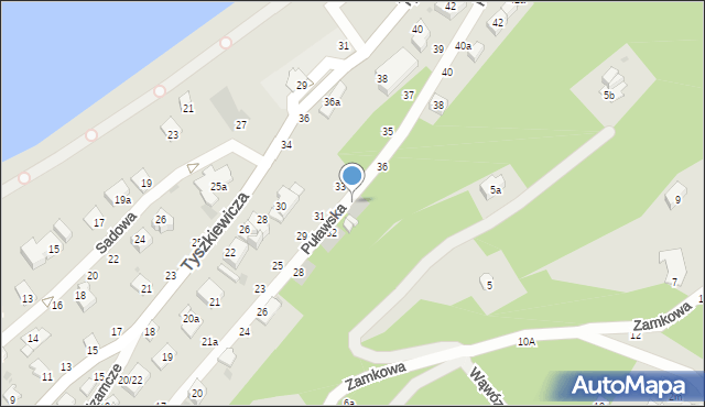 Kazimierz Dolny, Puławska, 34, mapa Kazimierz Dolny