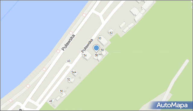 Kazimierz Dolny, Puławska, 56, mapa Kazimierz Dolny