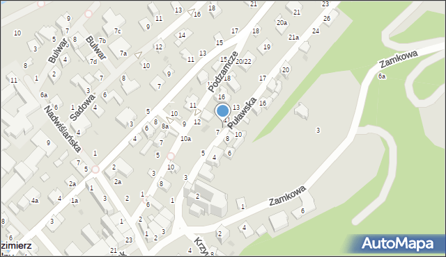 Kazimierz Dolny, Puławska, 9, mapa Kazimierz Dolny