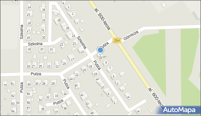 Kleczew, Putza Alojzego, 11, mapa Kleczew