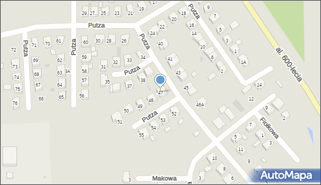 Kleczew, Putza Alojzego, 47, mapa Kleczew