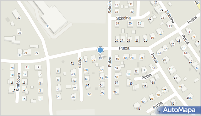 Kleczew, Putza Alojzego, 61, mapa Kleczew