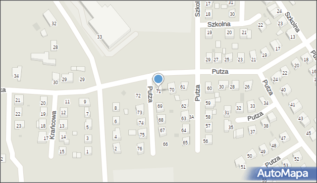 Kleczew, Putza Alojzego, 71, mapa Kleczew