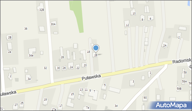 Klikawa, Puławska, 16, mapa Klikawa