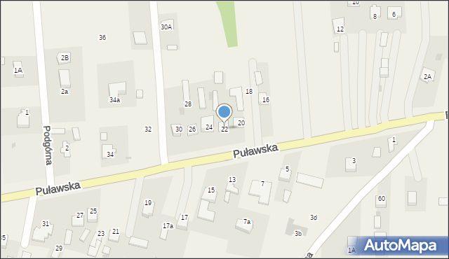 Klikawa, Puławska, 22, mapa Klikawa