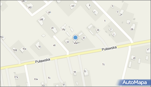 Klikawa, Puławska, 40a, mapa Klikawa