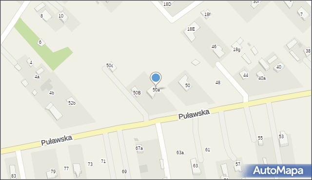 Klikawa, Puławska, 50a, mapa Klikawa