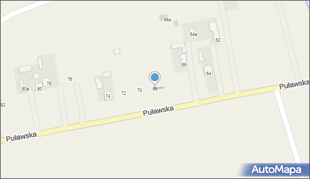 Klikawa, Puławska, 68, mapa Klikawa