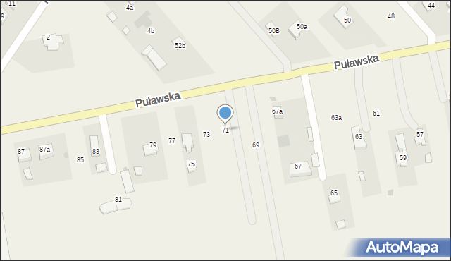 Klikawa, Puławska, 71, mapa Klikawa