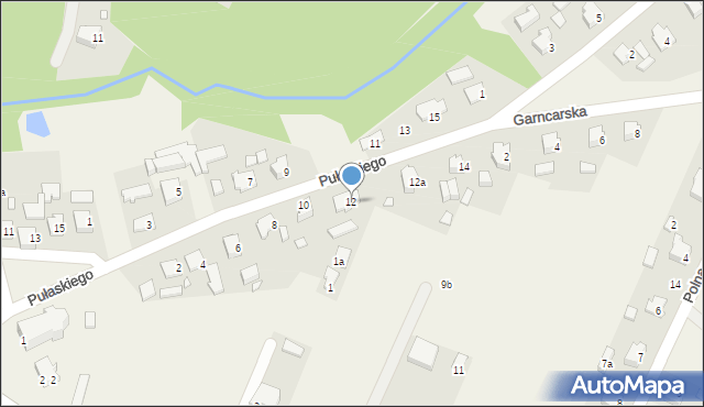 Kobyla Góra, Pułaskiego Kazimierza, gen., 12, mapa Kobyla Góra