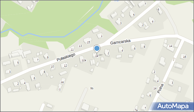 Kobyla Góra, Pułaskiego Kazimierza, gen., 14, mapa Kobyla Góra