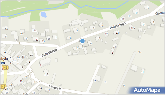 Kobyla Góra, Pułaskiego Kazimierza, gen., 4, mapa Kobyla Góra