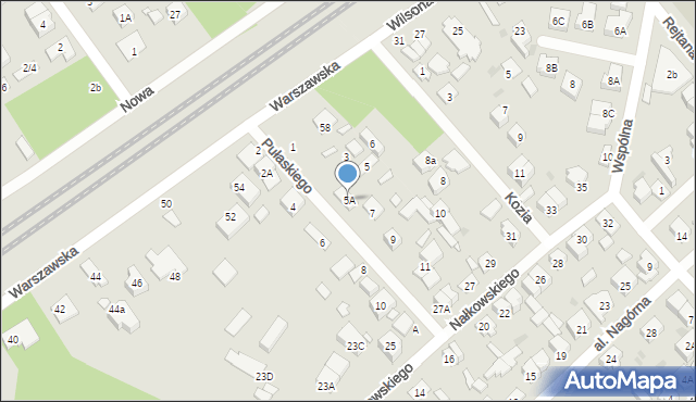 Kobyłka, Pułaskiego Kazimierza, gen., 5A, mapa Kobyłka