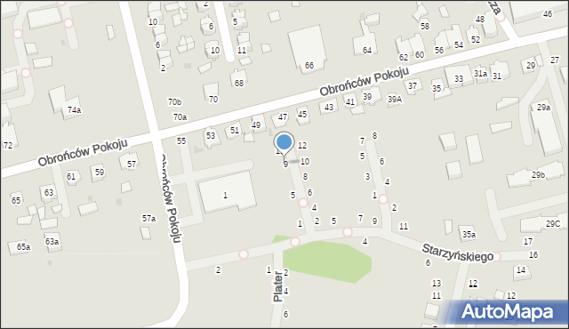 Kolbuszowa, Pułaskiego Kazimierza, gen., 9, mapa Kolbuszowa