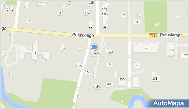 Konstancin-Jeziorna, Pułaskiego Kazimierza, gen., 16, mapa Konstancin-Jeziorna