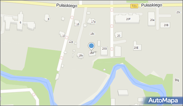 Konstancin-Jeziorna, Pułaskiego Kazimierza, gen., 18d, mapa Konstancin-Jeziorna