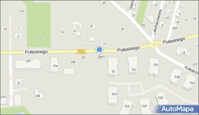 Konstancin-Jeziorna, Pułaskiego Kazimierza, gen., 20d, mapa Konstancin-Jeziorna