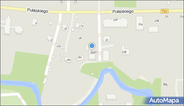 Konstancin-Jeziorna, Pułaskiego Kazimierza, gen., 20G, mapa Konstancin-Jeziorna