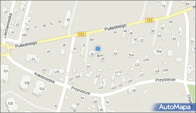 Konstancin-Jeziorna, Pułaskiego Kazimierza, gen., 38, mapa Konstancin-Jeziorna