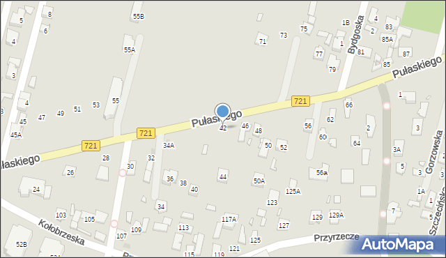 Konstancin-Jeziorna, Pułaskiego Kazimierza, gen., 42, mapa Konstancin-Jeziorna